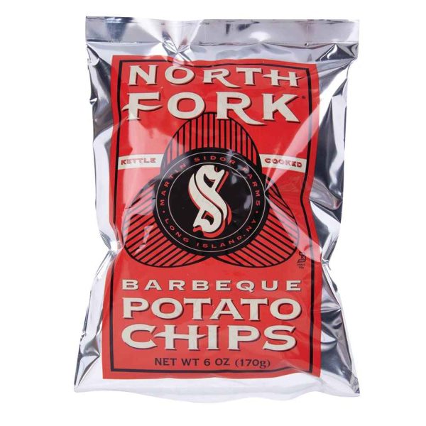 North Fork Potato Chips BBQ 6oz 12ct